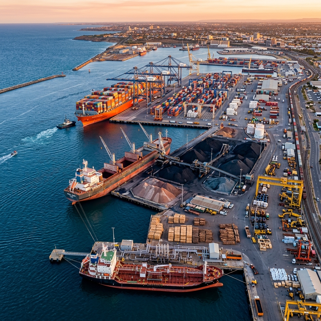 Aerial Port View